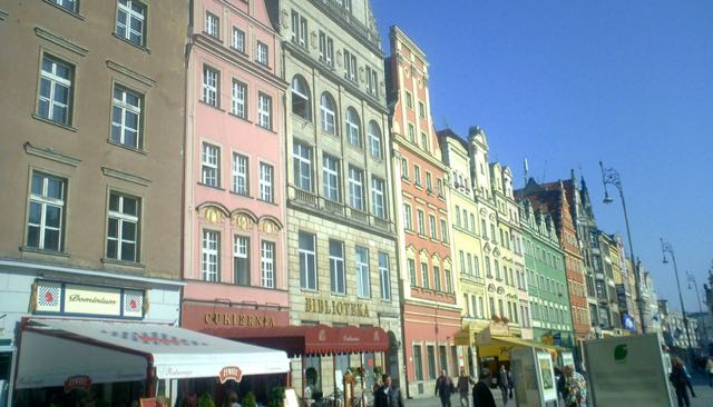 In centro Wroclaw
