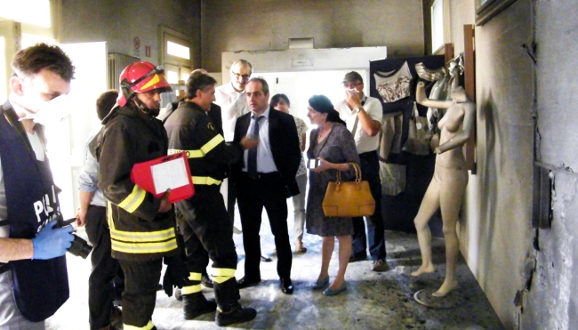 Incendio al Liceo Chierici di Reggio Emilia