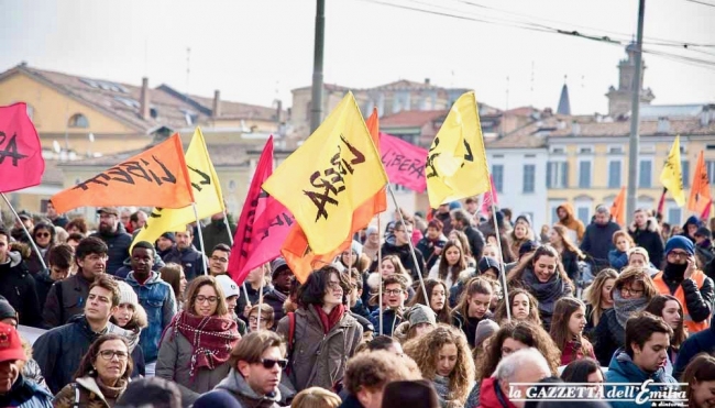 La manifestazione per la 23esima edizione della Giornata della Memoria e dell&#039;Impegno in ricordo delle vittime innocenti delle mafie tenutasi a Parma