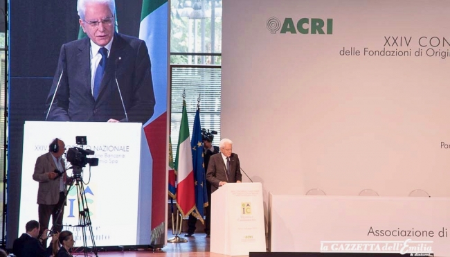 Il Presidente della Repubblica a Parma per il 24esimo congresso dell’ACRI