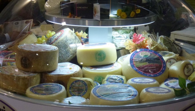 Esportazioni di formaggi italiani in crescita