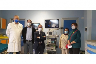 Ospedale di Borgotaro, nuova attrezzatura hi-tech donata all’UO Endoscopia da pochi giorni nella nuova sede