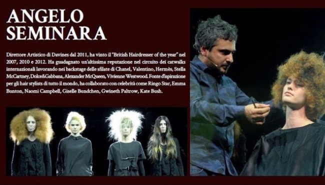 Angelo Seminara stella dell&#039;hair-styling internazionale ad Hair On Stage Bologna
