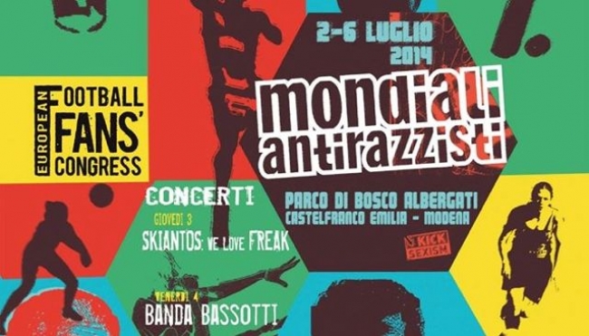 Castelfranco Emilia - Mondiali Antirazzisti, appuntamento al parco di Bosco Albergati