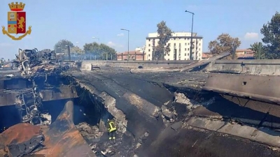 Bologna: apocalisse in tangenziale. Almeno 2 morti e oltre 60 feriti. Crollato anche una porzione di ponte sulla via Emilia
