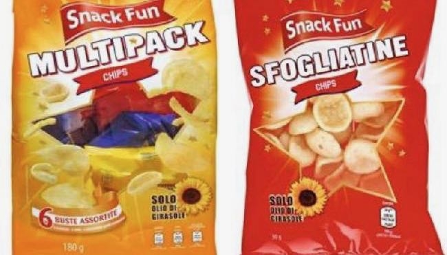 Sfogliatine chips e patatine Multipack Chips richiamate dal mercato