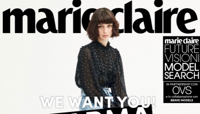 Nuovi volti della moda in Italia di Marie Claire: selezioni a Parma