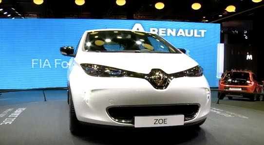 Renault salone di parigi 2016 zoe elettrica