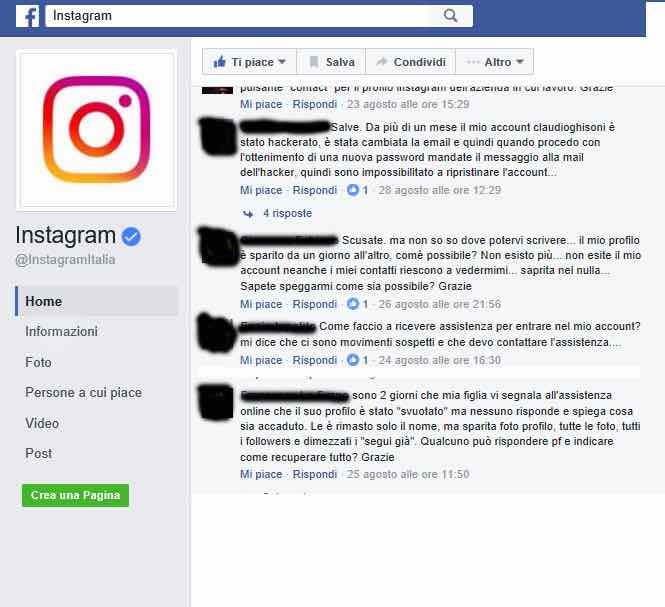 hacker instagram proteste online