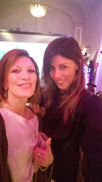 maria carla magni con la pierre Alessandra Grillo evento TAKORI