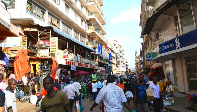 rid Quartiere Nakasero nel centro di Kampala