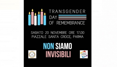 Transgender Day a Parma - &quot;Non siamo Invisibili&quot;