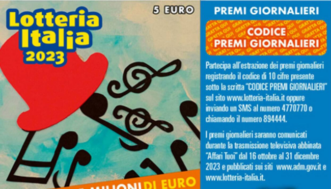 Lotteria Italia 2023, l&#039;Emilia Romagna si conferma fortunata con ben 18 premi.