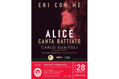 Reggio Emilia – Il 28 novembre un concerto evento di Alice al Teatro Valli, sostenuto da Grade e Credem per i 25 anni dell’Ematologia reggiana