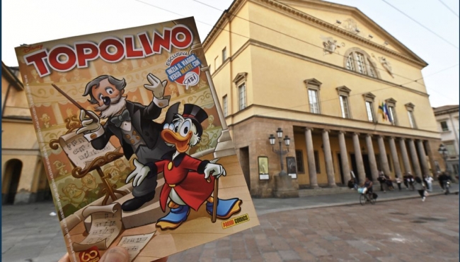 Topolino celebra Parma e il Festival Verdi