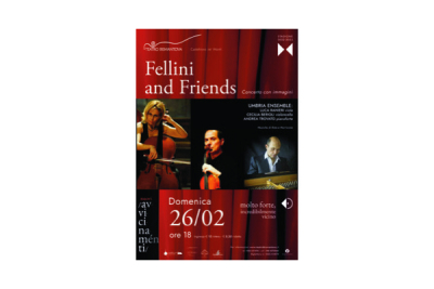 Musica e immagini per il concerto Fellini and Friends di Umbria Ensemble