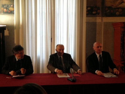 Modena, il sindaco Giorgio Pighi incontra la stampa