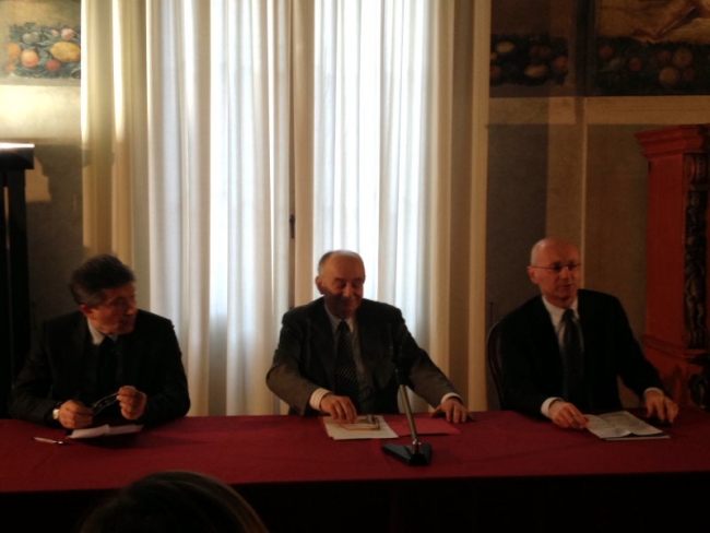 Modena, il sindaco Giorgio Pighi incontra la stampa