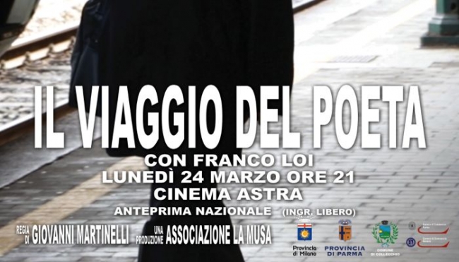 A Parma &quot;Il viaggio del poeta&quot; anteprima nazionale presso il Cinema Astra