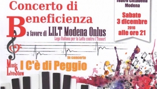 Concerto di beneficenza per la Lega Lotta Tumori di Modena