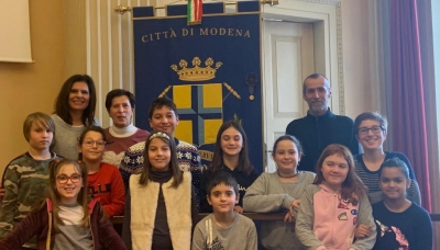 Gli studenti di Modena a scuola in Municipio