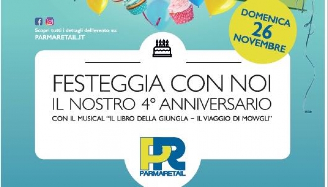 Parma Retail spegne quattro candeline! Ospite, Juliana Moreira