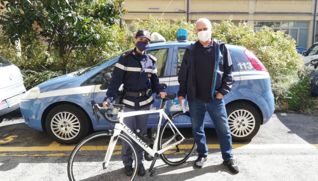 Sequestrata e restituita al legittimo proprietario una bici da corsa Colnago