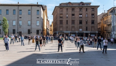 PH. Francesca Bocchia per Gazzettadellemilia.it - Mascherine Tricolore 23 maggio 2020 - Parma