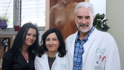 da sinistra Romina Cattivelli, Evelina Begnini e Giorgio Macellari