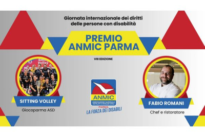 Premio Anmic Parma: Domenica 3 Dicembre la cerimonia