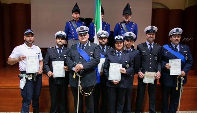 Parma - Cerimonia 198° Anniversario di Fondazione del Corpo di Polizia Locale
