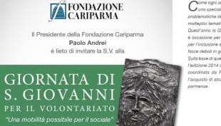 Parma - Fondazione Cariparma: Giornata di S. Giovanni per il Volontariato 2014