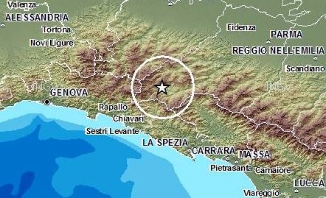 Val di Taro, sei lievi scosse di terremoto durante la notte
