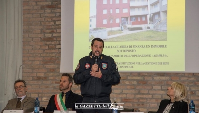 Salvini a Sorbolo: Lo Stato è più forte - Le foto