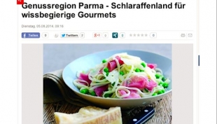 La stampa tedesca: Parma e il suo territorio sono un &quot;paradiso di sapori&quot;