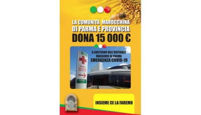 Raccolti 15mila euro in un’ampia campagna di solidarietà da parte della Comunità Marocchina di Parma e Provincia