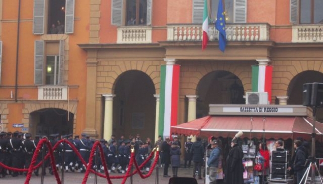celebrazioni per il 218° anniversario della nascita del Tricolore a Reggio Emilia
