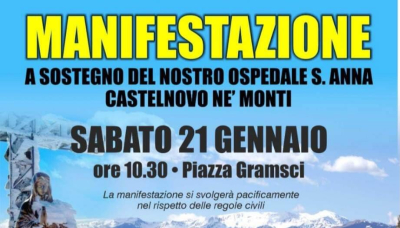 Manifestazione del 21 gennaio a Castelnovo ne’ Monti (RE)