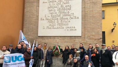 Nel giorno del Ricordo a Parma con le parlamentari Isabella Rauti ed Ylenia Lucaselli.