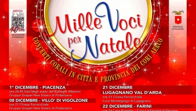 Piacenza, al via la rassegna corale &quot;Mille voci per Natale&quot;