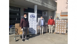 Donazione di beni alimentari: la grande generosità degli imprenditori di CNA Parma