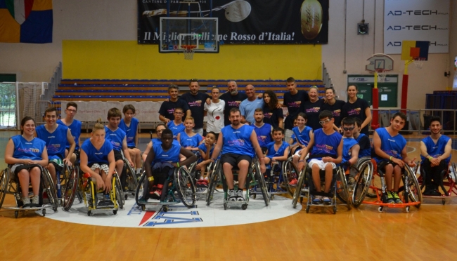 Lo sport oltre la disabilità, tappa a Parma per Candido Junior Camp OSO