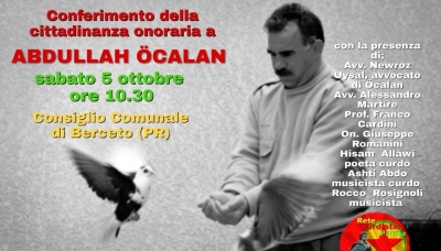 Berceto: Cittadinanza onoraria per Abdullah Öcalan