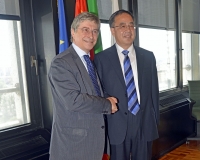 Il presidente Vasco Errani ha incontrato la delegazione della Provincia del Guangdong guidata dal Hu Chunhua