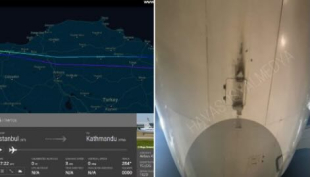 Colpo di coda a un aeromobile della Turkish
