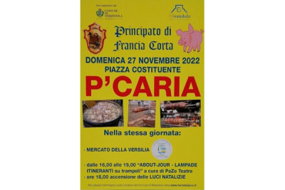 Domenica 27 Novembre a Mirandola tradizione in festa con la Pcaria in Piazza Costituente