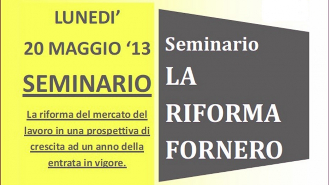 Riforma Fornero: convegno del Cst Ebter Parma e Confesercenti