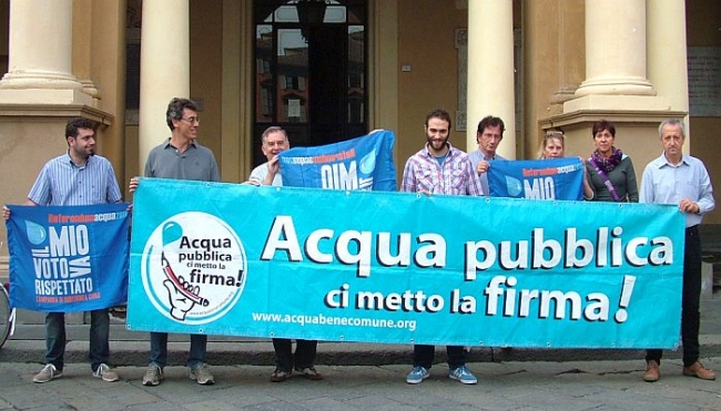 Reggio Emilia – Dal 2015 anche i comuni reggiani avranno l’acqua pubblica