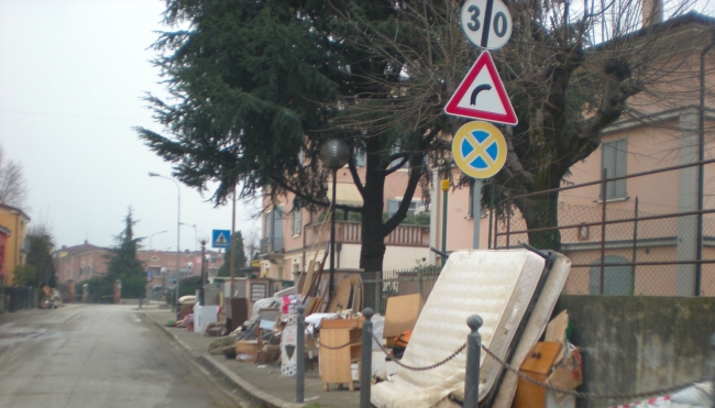 La Polizia Municipale di Piacenza impegnata nelle zone del Modenese colpite dall&#039;alluvione