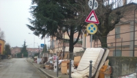 La Polizia Municipale di Piacenza impegnata nelle zone del Modenese colpite dall'alluvione